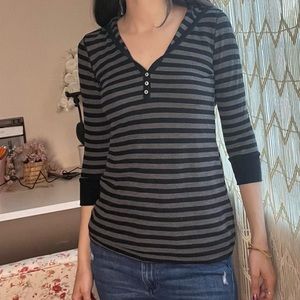 Splendid Black Gray Thermal Bella Swan